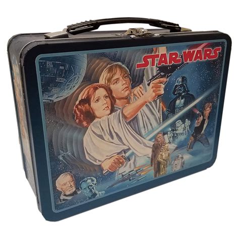 2014 metal star wars lunch box|Star Wars lunch box 1980.